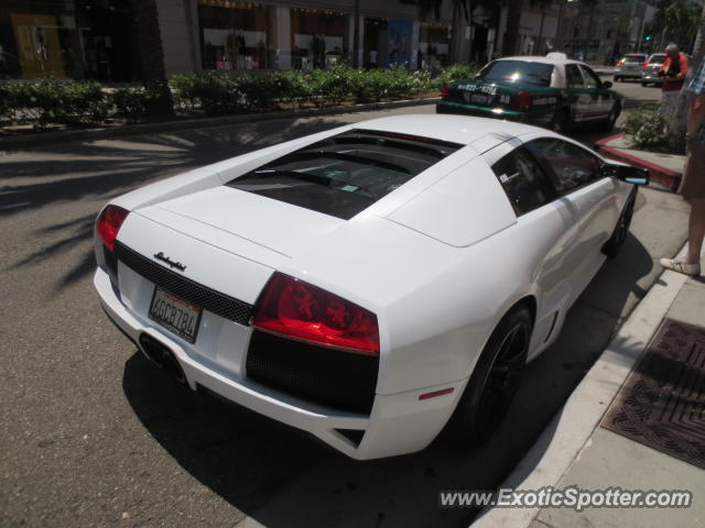 Lamborghini Murcielago spotted in Beverly Hills, California