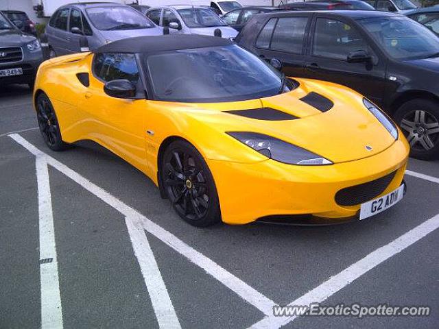 Lotus Evora spotted in Douglas, United Kingdom