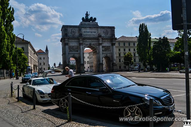 Mercedes SLS AMG spotted in Munich, Germany