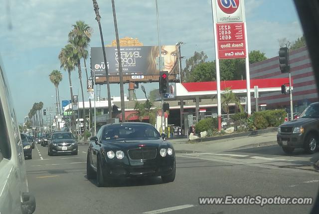 Bentley Continental spotted in Los Angeles, California