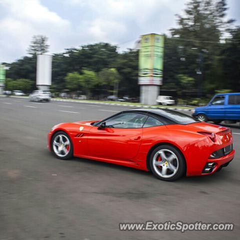 Ferrari California spotted in Jakarta, Indonesia