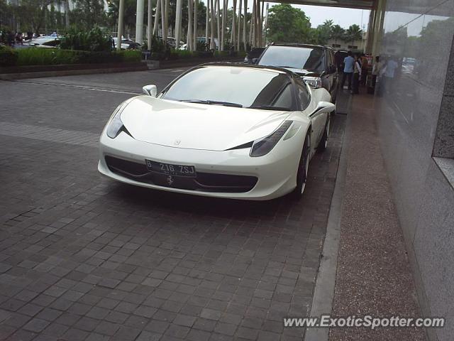 Ferrari 458 Italia spotted in Jakarta, Indonesia