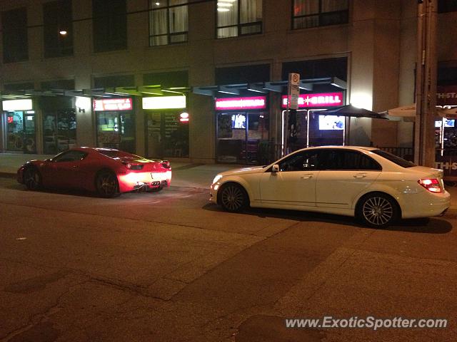 Ferrari 458 Italia spotted in Toronto, Canada