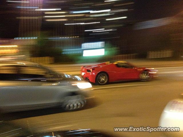 Ferrari 458 Italia spotted in Toronto, Canada