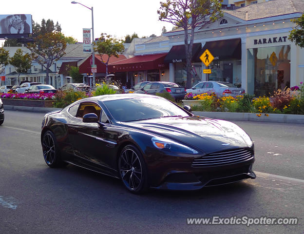 Aston Martin Vanquish spotted in Los Angeles, California