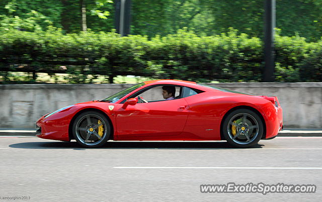 Ferrari 458 Italia spotted in London, United Kingdom