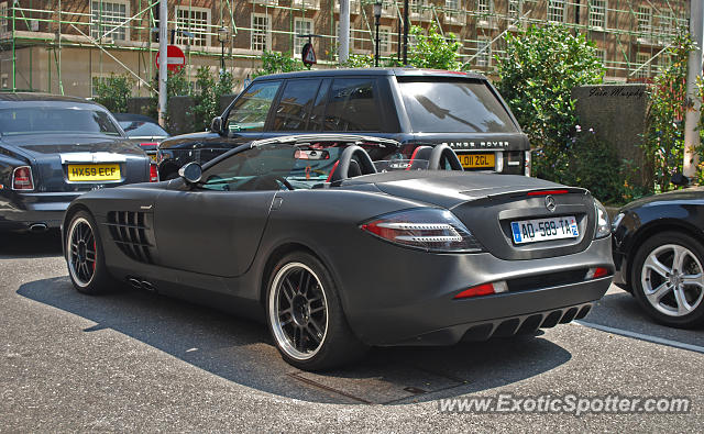 Mercedes SLR spotted in London, United Kingdom