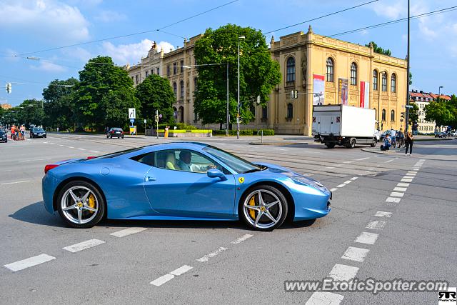 Ferrari 458 Italia spotted in Munich, Germany