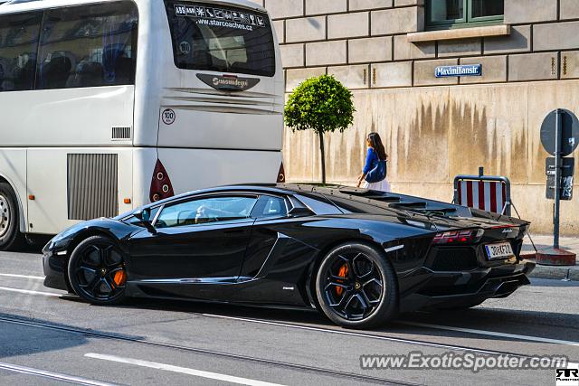 Lamborghini Aventador spotted in Munich, Germany