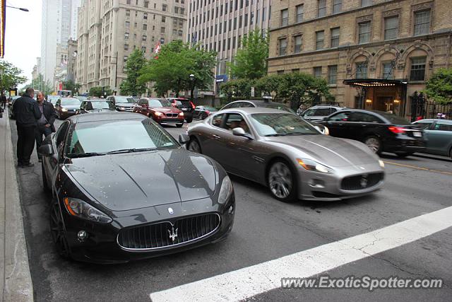 Maserati GranTurismo spotted in Montreal, Canada