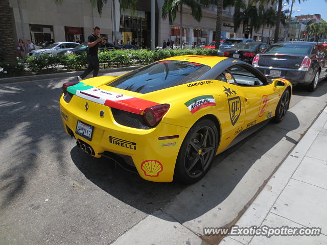 Ferrari 458 Italia spotted in Beverly Hills, California