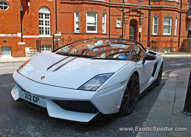 Lamborghini Gallardo spotted in London, United Kingdom