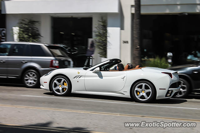 Ferrari California spotted in Beverly Hills, California