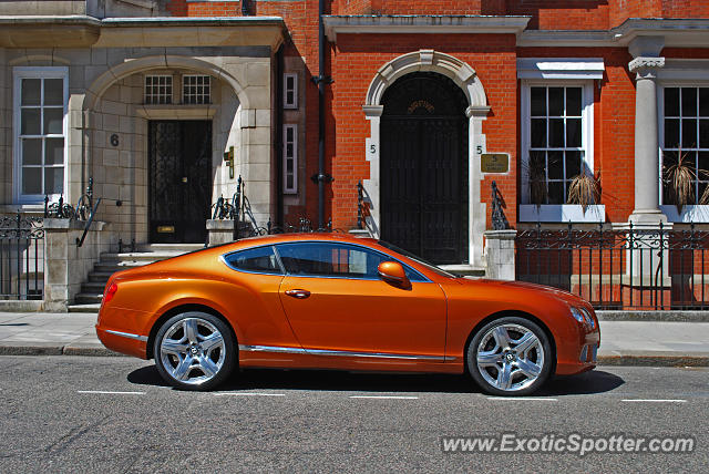 Bentley Continental spotted in London, United Kingdom