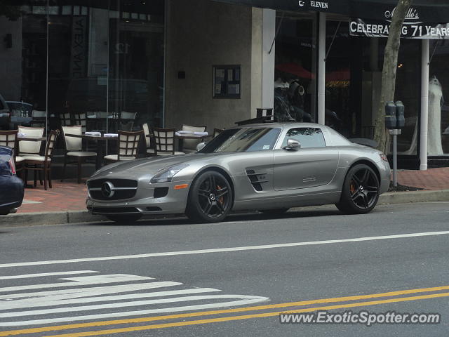 Mercedes SLS AMG spotted in Red Bank, New Jersey