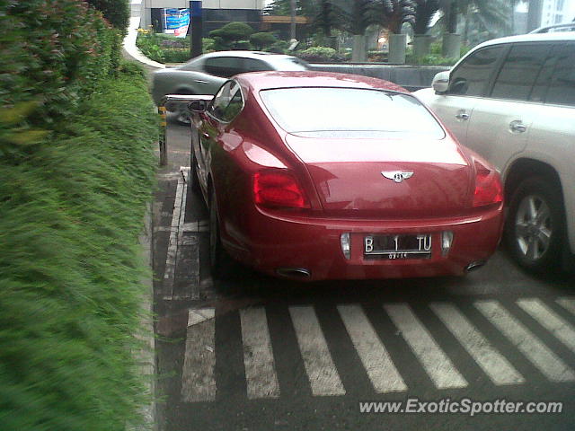 Bentley Continental spotted in Jakarta, Indonesia