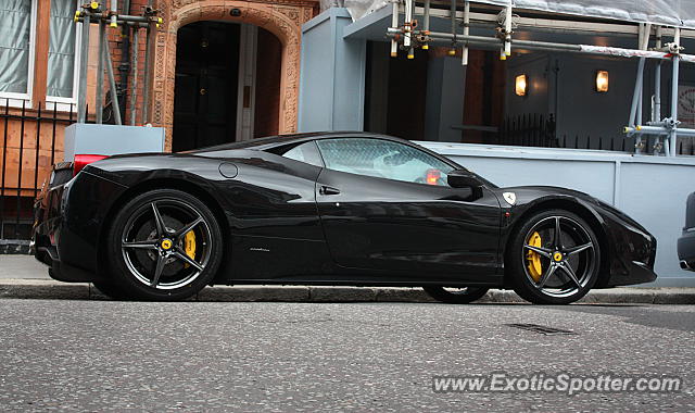 Ferrari 458 Italia spotted in London, United Kingdom