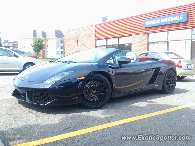 Lamborghini Gallardo spotted in Montreal, Canada