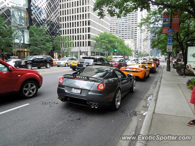 Ferrari 599GTB spotted in Chicago, Illinois