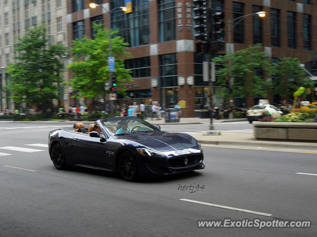 Maserati GranCabrio spotted in Chicago, Illinois