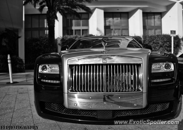 Rolls Royce Ghost spotted in Miami, Florida