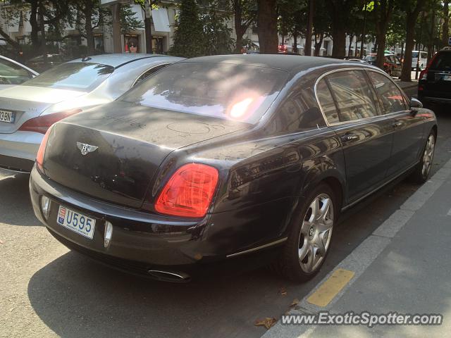 Bentley Continental spotted in Paris, France