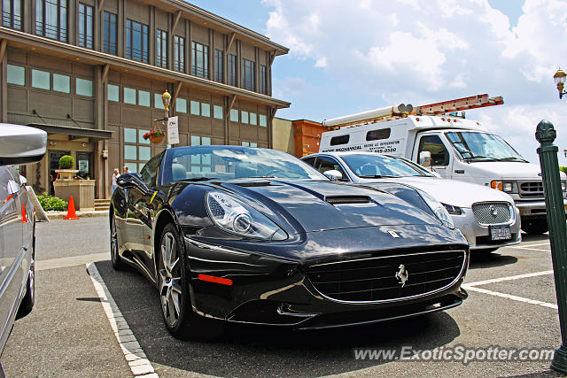 Ferrari California spotted in Long Branch, New Jersey