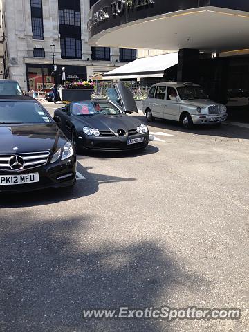 Mercedes SLR spotted in London, United Kingdom