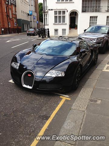 Bugatti Veyron spotted in London, United Kingdom