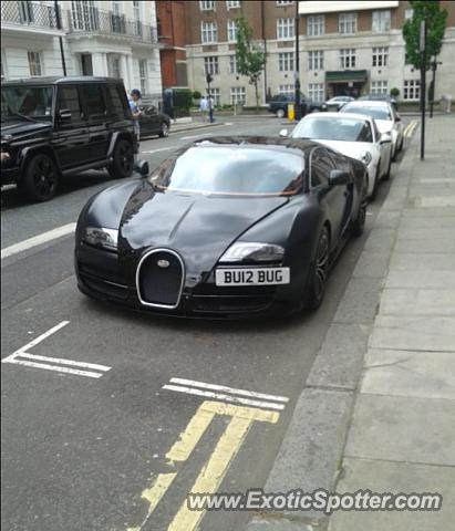 Bugatti Veyron spotted in London, United Kingdom