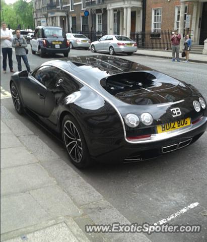 Bugatti Veyron spotted in London, United Kingdom