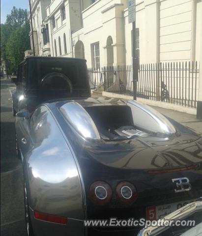 Bugatti Veyron spotted in London, United Kingdom