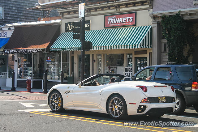 Ferrari California spotted in Red Bank, New Jersey