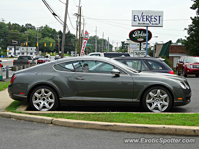 Bentley Continental spotted in Newark, Delaware