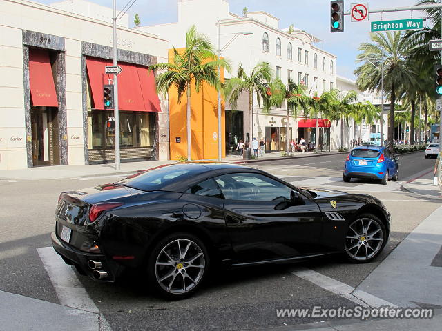 Ferrari California spotted in Beverly Hills, California