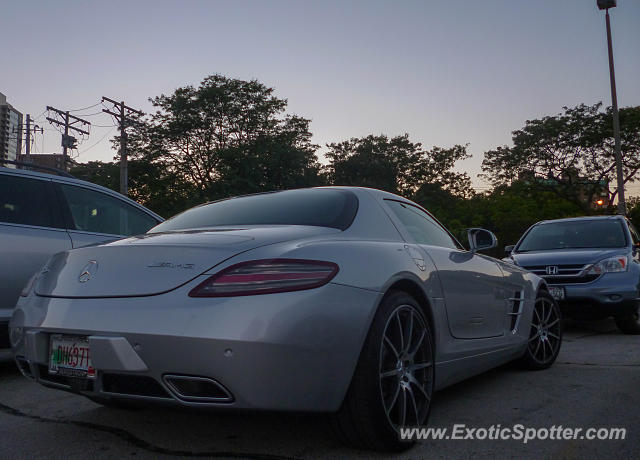 Mercedes SLS AMG spotted in Milwaukee, Wisconsin