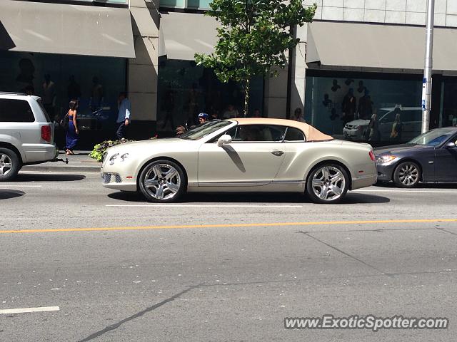 Bentley Continental spotted in Toronto, Canada