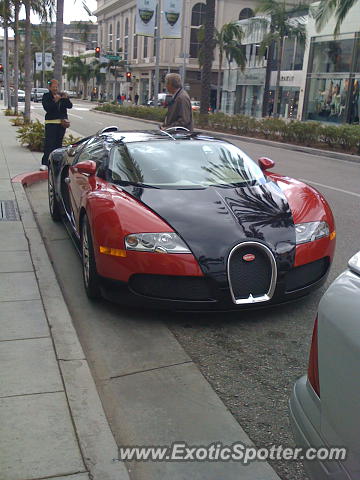 Bugatti Veyron spotted in Beverly hills, California