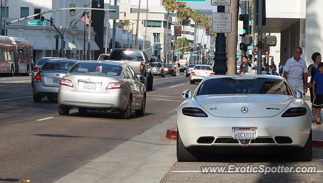 Mercedes SLS AMG spotted in Beverly Hills, California