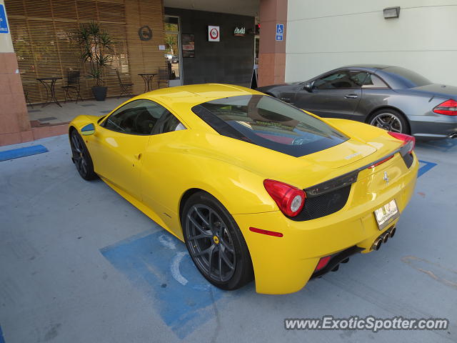 Ferrari 458 Italia spotted in Walnut, California