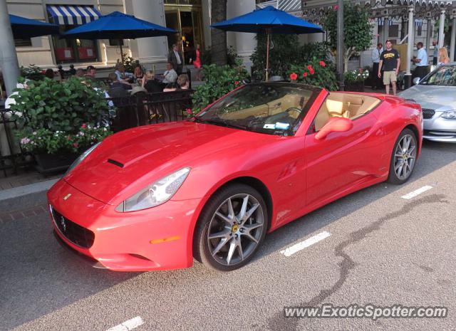 Ferrari California spotted in DistrictColumbia, Washington