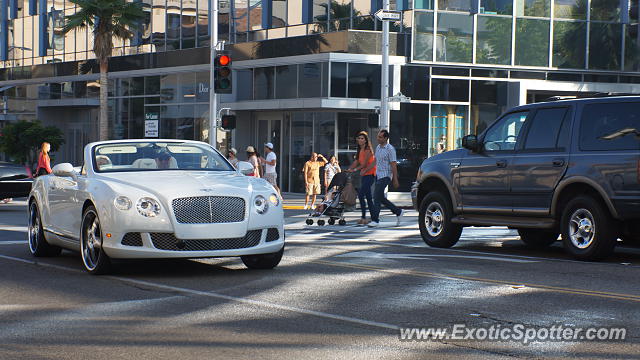 Bentley Continental spotted in Beverly Hills, California