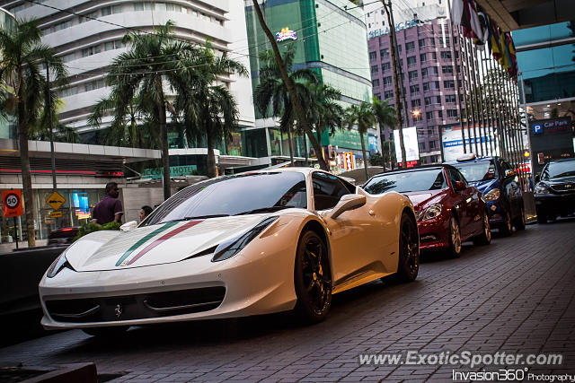 Ferrari 458 Italia spotted in Kuala Lumpur, Malaysia