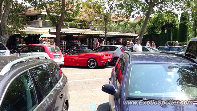 Ferrari F430 spotted in Garda lake, Italy