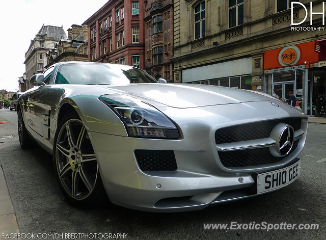 Mercedes SLS AMG spotted in Manchester, United Kingdom