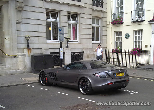 Mercedes SLR spotted in London, United Kingdom