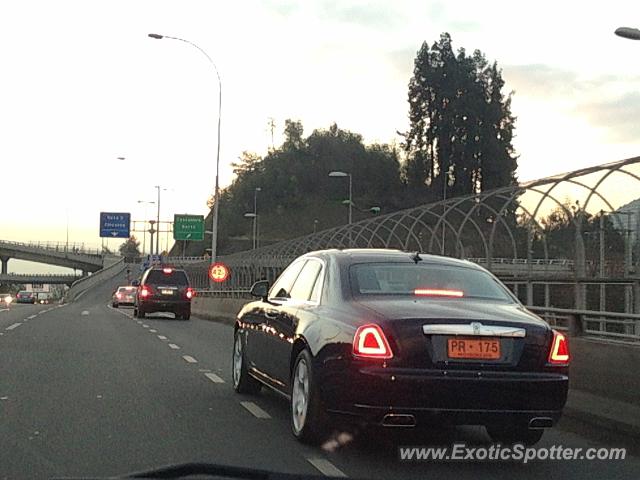 Rolls Royce Ghost spotted in Santiago, Chile
