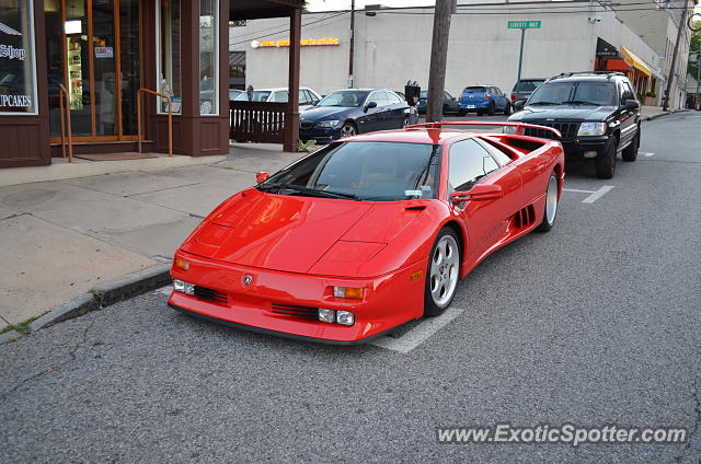 Lamborghini Diablo spotted in Greenwich, Connecticut