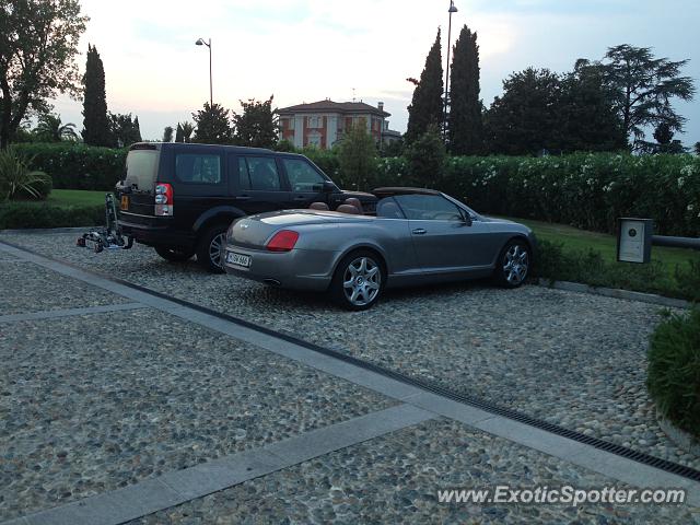 Bentley Continental spotted in Garda lake, Italy