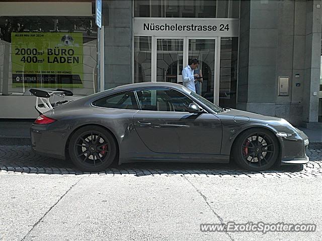 Porsche 911 GT3 spotted in Zurich, Switzerland